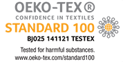 Oeko-Tex standard 100 certified,